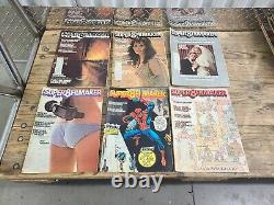 1974 Super 8 Filmaker Magazines Volume 2 Issues 1-6, Rare Spiderman Cover