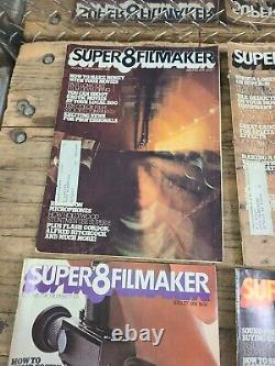 1974 Super 8 Filmaker Magazines Volume 2 Issues 1-6, Rare Spiderman Cover