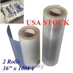 2 Rolls 36 Inkjet Plate Making Film for Silk Screen Waterproof Film