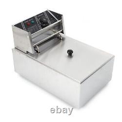 3L Manual Commercial Churros Maker Spanish Donut Make Machine+6L Electric Fryer