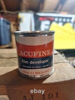 Acufine Film Developer To Make 1 Quart Case Of 24 Vintsge NOS Sealed Cases