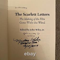 Beau Wilkes/Mickey Kuhn Signed The Scarlett Letters The Making of theFilmGWTW B4