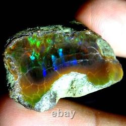 Birthstone, Jewelry Making Gemstone, Ultra Fire Striking Opal Rock, 65.50Cts