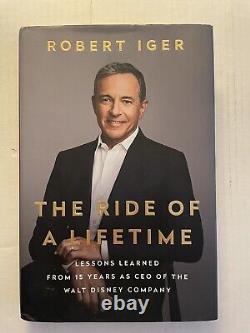 Bob Iger SIGNED Ride of a Lifetime Disney CEO Hardcover Robert