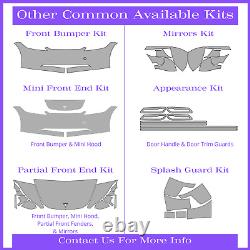 DIY Pre-Cut Mini Front End PPF Kit Available For Many Makes & Models