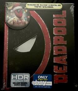 Deadpool 4K UHD Blu-ray Steelbook Best Buy Limited Edition Factory Sealed