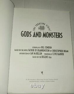 Gods and Monsters The Shooting Script Book 2005 First Edition Newmarket Press