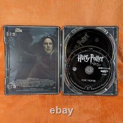 Harry Potter 8 Movie Steelbook Collection 4K UHD Blu-Ray NO OUTER BOX