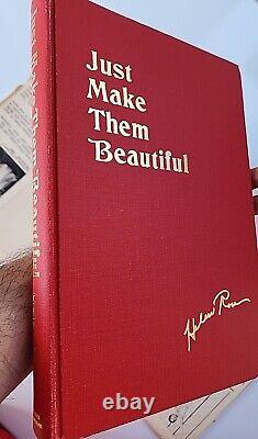 Just Make Them Beautiful By Helen Rose SIGNED 1st Edition 1st Printing