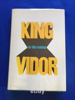 King Vidor On Film Making First Edition By King Vidor With Publicity Photo