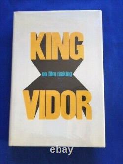 King Vidor On Film Making First Edition Inscribed By King Vidor