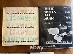 Lot Of 6 Signed Books By Lehman Engel. Words Withmusic/words Are Music/Bright Day