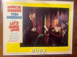 MARILYN MONROE LET'S MAKE LOVE 1960 Original Movie Lobby Card (#4) VERY NICE