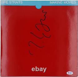 Mark Knopfler Dire Straits Autographed Making Movies Album PSA