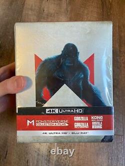 MonsterVerse 4 Film Steelbook Collection (4K UHD + Blu-ray, 8 Discs) DINGS