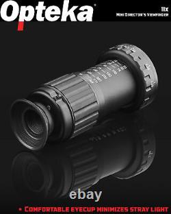 Opteka 11x Zoom HD Multicoated Metal Micro Director's Viewfinder for Film Making