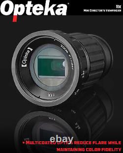 Opteka 11x Zoom HD Multicoated Metal Micro Director's Viewfinder for Film Making