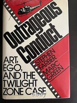 Outrageous Conduct The Twilight Zone Case by Farber, Steven Hardcover GOOD