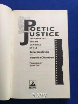 Poetic Justice. Film-making South Central Style- 1st Inscribed By John Singleton