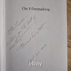 SIGNED EDWARD DMYTRYK FIRST EDITION On Filmmaking + On Screen Directing 1986