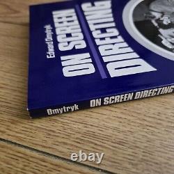 SIGNED EDWARD DMYTRYK FIRST EDITION On Filmmaking + On Screen Directing 1986