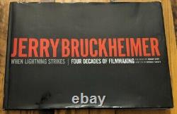 SIGNED Jerry Bruckheimer When Lightning Strikes Four Decades of Filmmaking