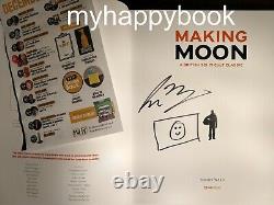 SIGNED Making Moon by Duncan Jones, autographed, new with event flyer, Sci-fi