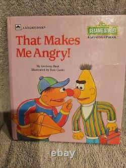 Sesame Street Growing-Up Bks. That Makes Me Angry by Anthony Best 1990, Trade