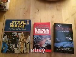 Star Wars The Making Of The Movie Rare High Grade Lot 3 Books