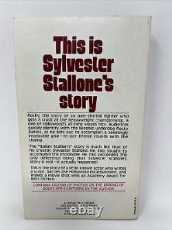 Sylvester Stallone's Official Rocky Scrapbook 1977 Ace Tempo Star Paperback