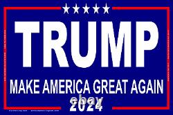 TRUMP Make America Great Again 2024 -HUGE & VERY LARGE -Vinyl Banner USA QUALITY