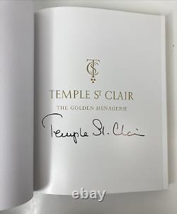 Temple St Clair The Golden Managerie SIGNED Hardcover Slipcase Assouline 2016