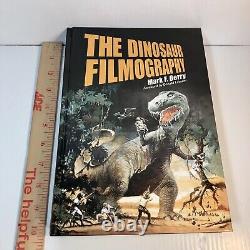 The Dinosaur Filmography SIGNED by Mark F. Berry 2002 Hardcover