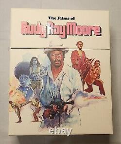 The Films Of Rudy Ray Moore 4-Film Vinegar Syndrome Blu-ray + DVD Boxset OOP