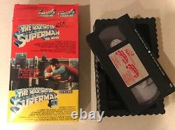 The Making of Superman the Movie/Superman II (VHS, 1984) USA Home Video Big Box