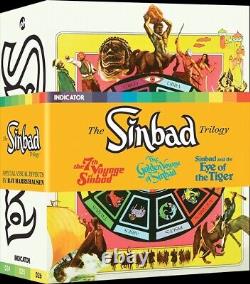 The Sinbad Trilogy OOP Limited Edition Blu-ray Region-Free Indicator Harryhausen