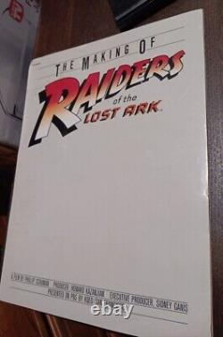 The making of Raiders Of The Lost Ark pamphlet/Press Release by philip schumann