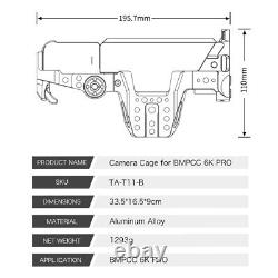 Tilta Camera Cage Rig Movie Making Stabilizer For BMPCC 6K PRO/G2 Advanced Kit