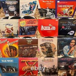 Vinyl 12 Records Lot of 40 Motion Picture Musicals Films Stevie Wonder And More