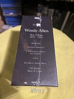 Woody Allen Six Films 1979-1985 Blu-Ray Arrow Academy RARE OOP