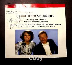 Young Frankenstein The Story of the Making of the Film. Mel Brooks Signed Card